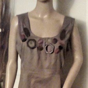 Apostrophe - Brown Sheath Dress